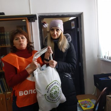 В Ростовской области состоялась ещё одна отгрузка продуктов для беженцев 